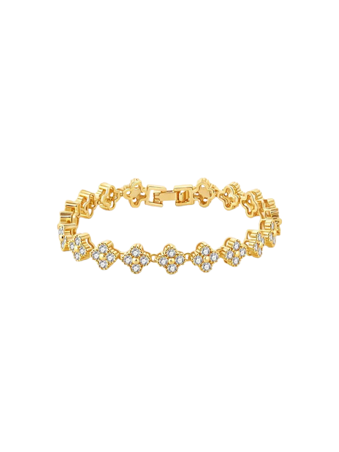 Flora Four-Petal Gemstone Bracelet
