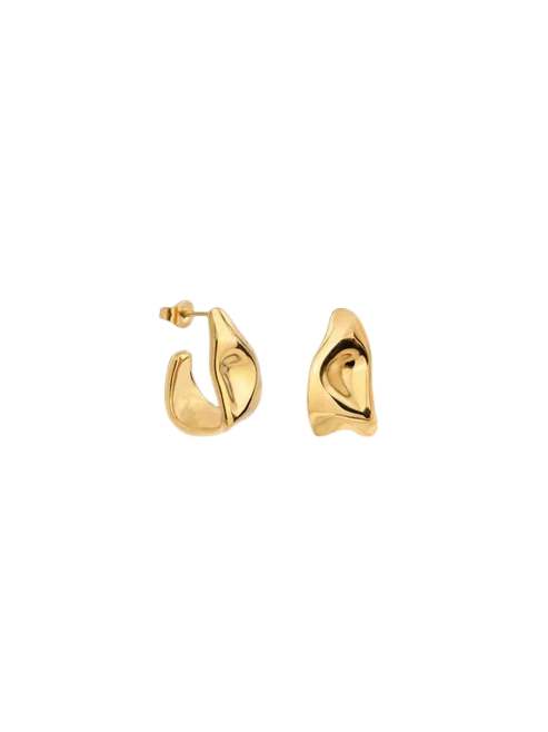 Maeve Irregular Chunky Hoops
