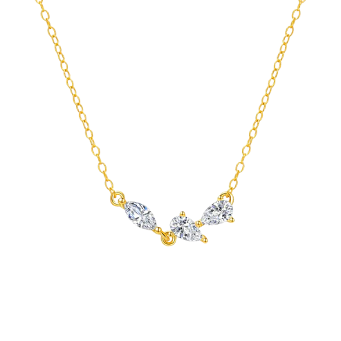 Diane Multi-Cut Zirconia Necklace