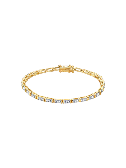Louisa Baguette Zirconia Tennis Bracelet