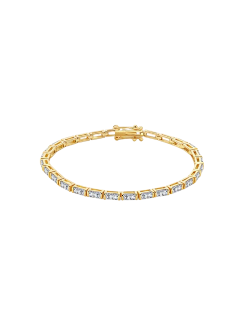 Louisa Baguette Zirconia Tennis Bracelet