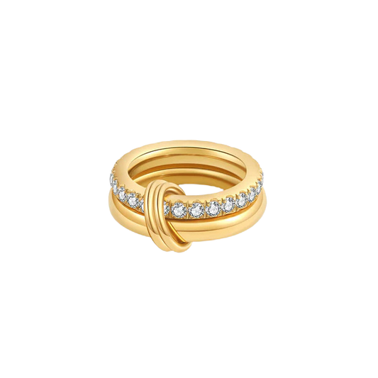 Aeliana Stacked Sparkling Band Ring