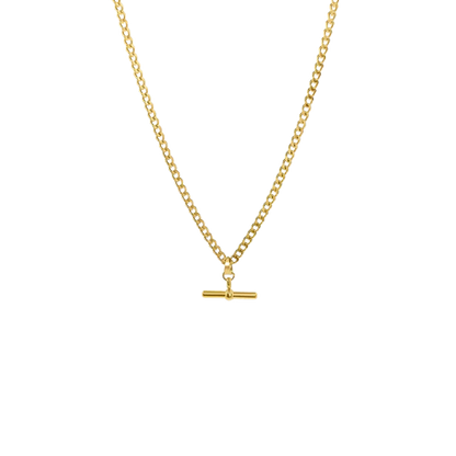 T-BAR NECKLACE GOLD