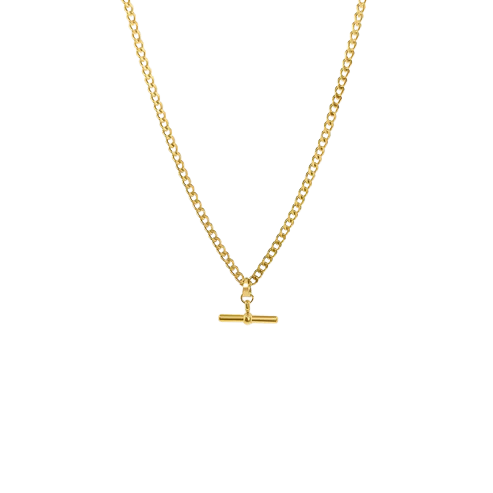 T-BAR NECKLACE GOLD