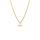 T-BAR NECKLACE GOLD