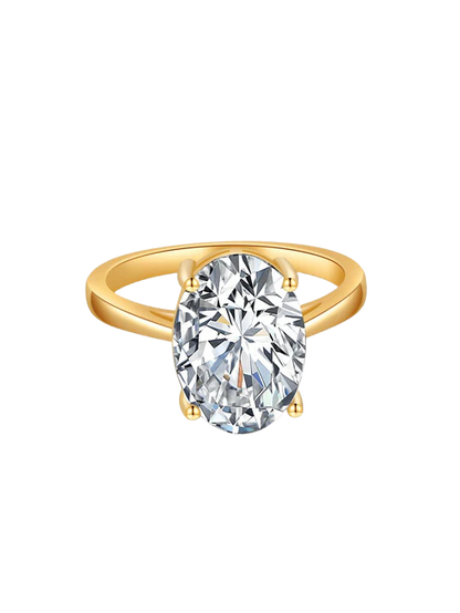 Avianna Oval Zirconia Band Ring