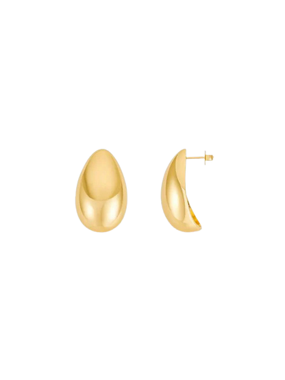 Quinn Polished Teardrop Earrings