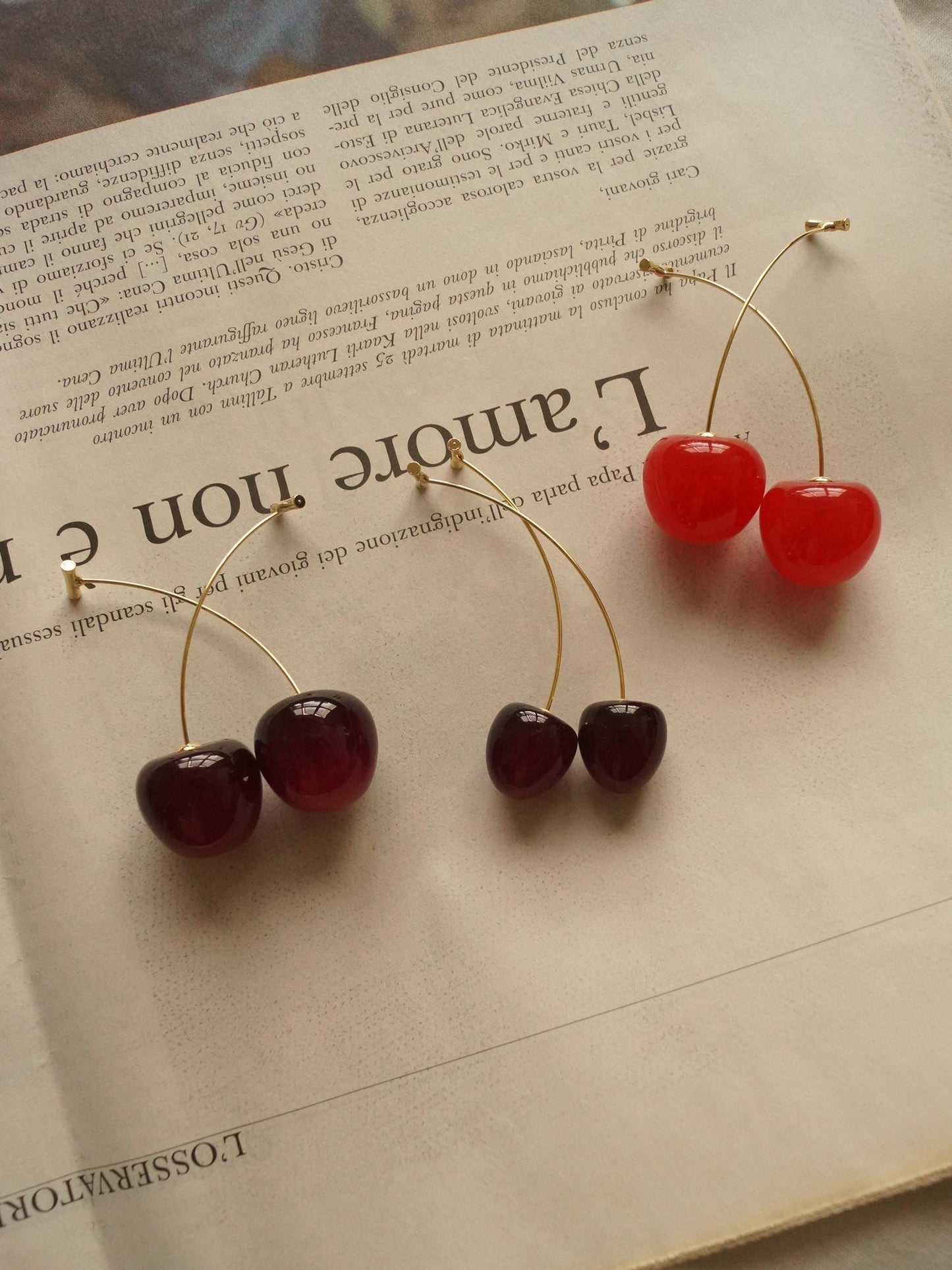 CHERRY EARRINGS