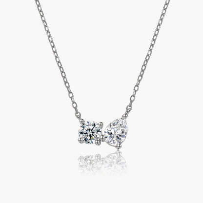 Sherah Twin Zirconia Pendant Necklace